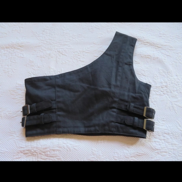 skingraft / Jonny Cota asymmetrical Aaliyah industrial techwear top size XS - Picture 4 of 7